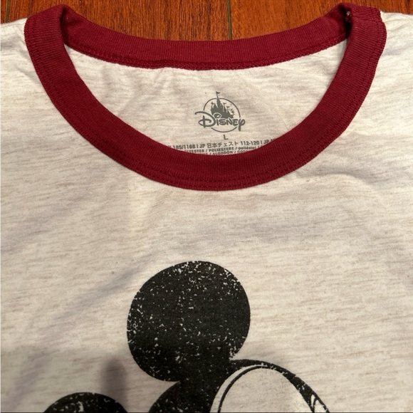 Disney Japan Men’s Mickey Mouse Crew Neck T-Shirt - Picture 3 of 5